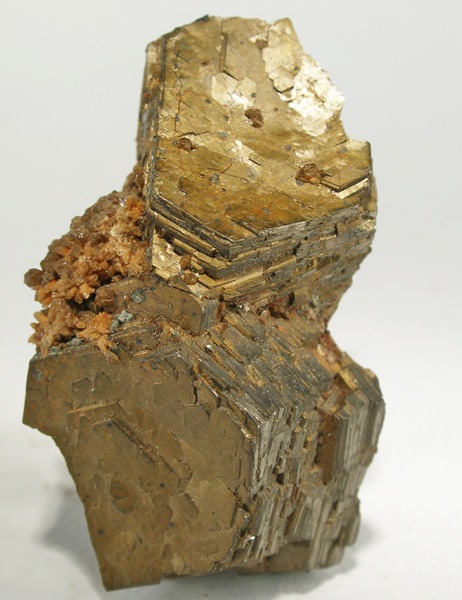 Intergrown Bronze Pyrrhotite Crystals from Blue Bell Mine, Riondel, Slocan Mining Division, British Columbia, Canada