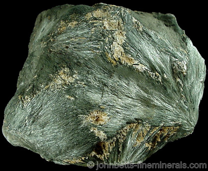 Radiating Actinolite from Selasvann, Norway