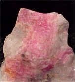 Pink Rhodochrosite on Quartz from Silverton, San Juan Co., Colorado