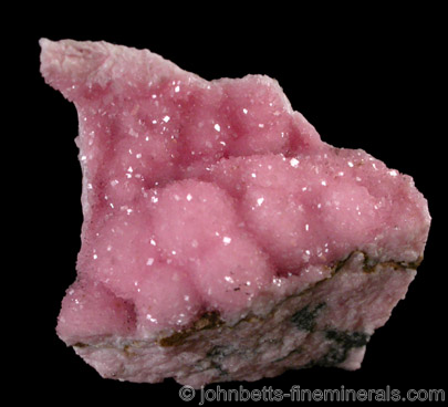 Rounded Pink Rhodochrosite Aggregate from N'Chwaning Mine #2, Kuruman District, Northern Cape Province, South Africa