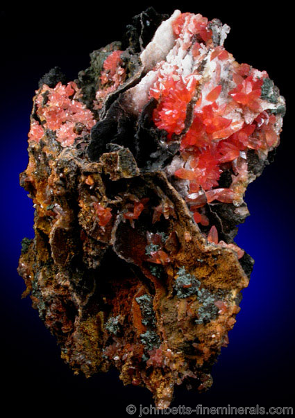Rhodochrosite from the Wolf Mine from Wolf Mine, Herdorf, Siegerland, Rheinland-Pfalz, Germany