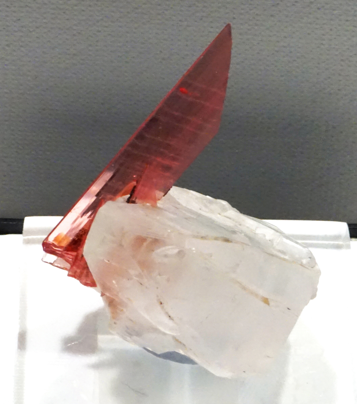 Rhodonite Gem Crystal on Matrix from Broken Hill, New South Wales, Australia