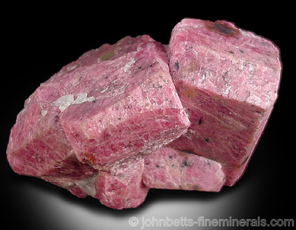 Outstanding Rhodonite Crystals from Franklin, Sussex County, New Jersey.