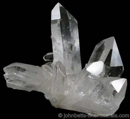 Quartz Crystal Cluster from Minas Gerais, Brazil