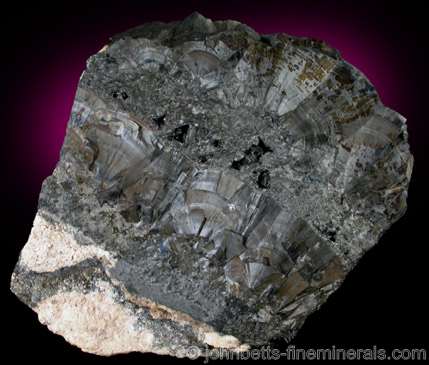 Layered Black Romanechite from Owl Group, Grant County, New Mexico