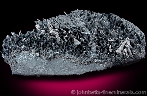 Hair-like Crystals of Romanechite from Black Canyon Mine, Rattlesnake Canyon, Socorro County, New Mexico