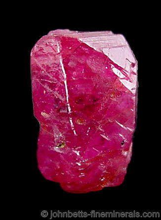 Gem Ruby Crystal from Mogok, Sagaing Division, Myanmar (Burma)