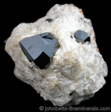Black Rutile in Matrix from Champion Mine, White Mountains, Mono County, California