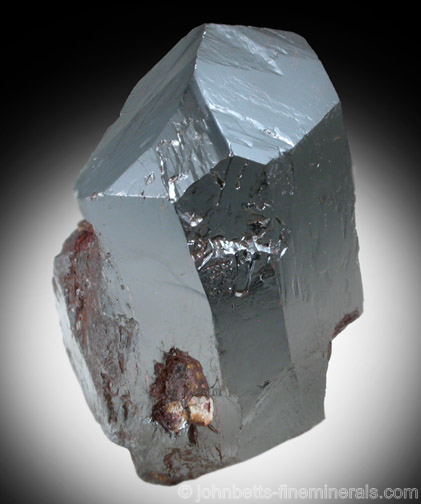 Mirror-like Rutile Crystal from Graves Mountain, Lincoln County, Georgia