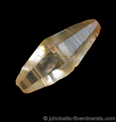 Yellow Sapphire Crystal from Central Highland Belt, near Ratnapura, Sri Lanka (Ceylon)