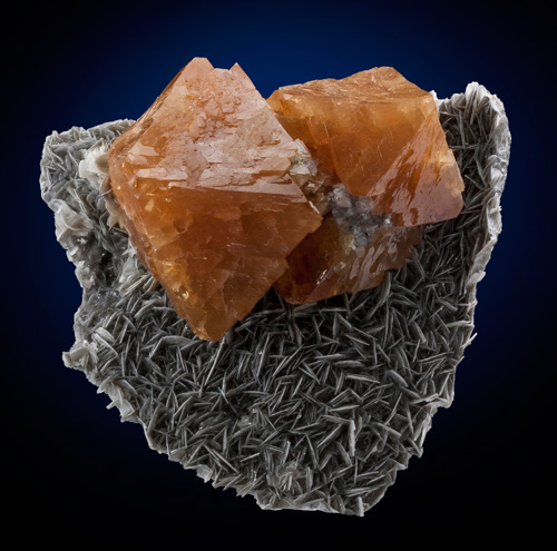 Perfect Scheelite Crystals from Huya village, Mt Xuebaoding, Pingwu Co., Mianyang Prefecture, Sichuan Province, China