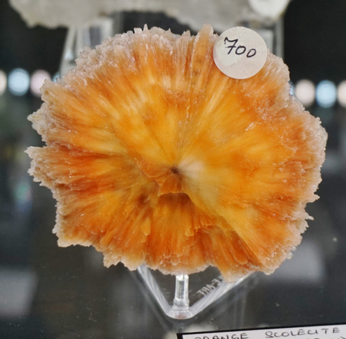 Rare Orange Scolecite from Chandanapuri, India