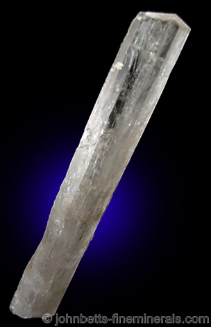 Single Prismatic Scolecite Crystal from Nasik District, Maharashtra, India