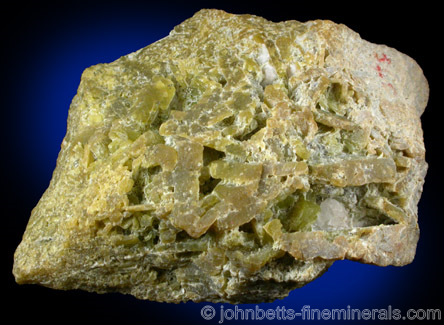 Serpentine pseudomorph after Chondrodite from Tilly Foster Mine, near Brewster, Putnam County, New York