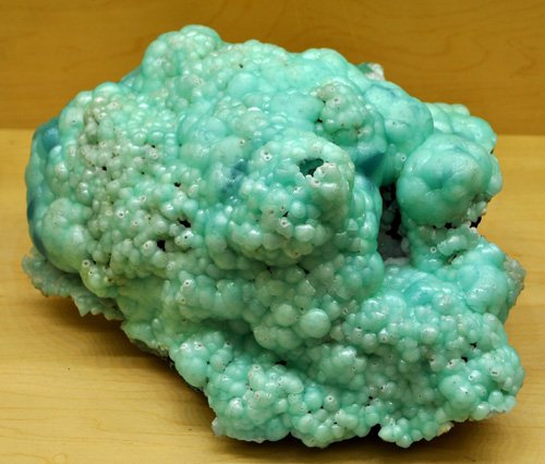 Huge Blue Globular Smithsonite from Kelly Mine, Magdalena, Socorro Co., New Mexico