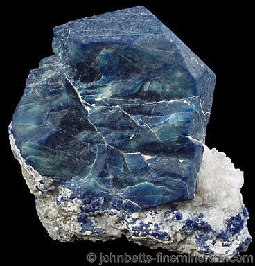 Large Sodalite Crystal from Kokscha Valley, Badakshan, Afghanistan