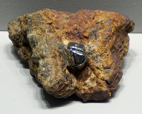 Sperrylite Crystal from South Africa from Pottgietersrust, Transvaal, South Africa