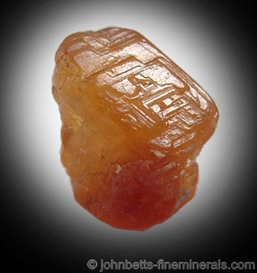 Orange Spessartine Crystal from Little Three Mine, Ramona District, San Diego County, California