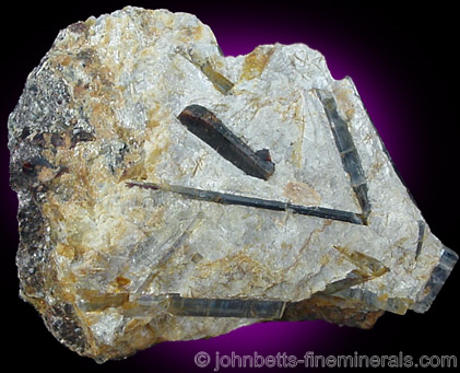 Single Staurolite with Kyanite from Pizzo Forno, Switzerland