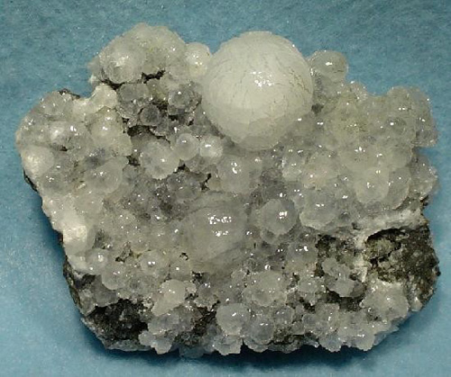 Clear Stellerite Ball from Braen Quarry, Haledon, Passaic Co., New Jersey