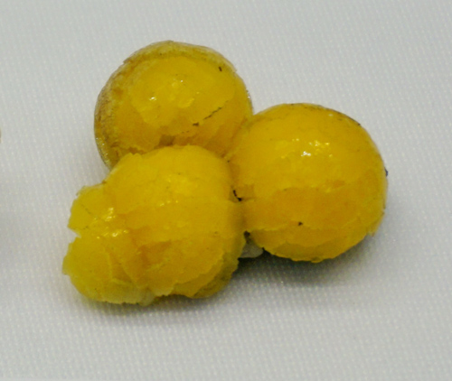 Yellow Stellerite Balls from Malmberget, Lappaland, Sweden