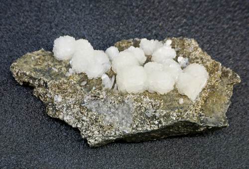 Cluster of White Stellerite Balls from Dyer Quarry, Gickerville, Birdsboro, Berks Co., Pennsylvania