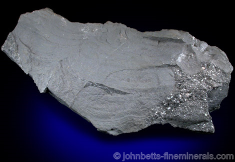 Stibarsen with Crystals from Mine des Chalanches, Allemont, Isere, Rhone-Alps, France
