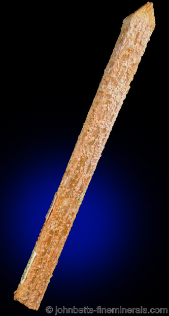 Single Elongated Stibiconite Crystal from Charcas District, San Luis Potosi, Mexico