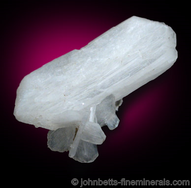 White Stilbite Crystal from Skookumchuck Dam, Tenino, Washington
