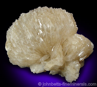 Fan-like Stilbite Cluster from Upper New Street Quarry, Paterson, Passaic County, New Jersey