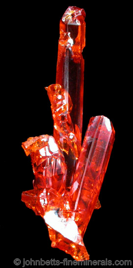 Synthetic Orange Zincite from Man-made in Poland