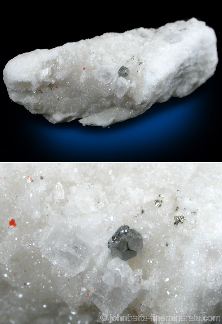Tennantite var. Binnite from Lengenbach Quarry, Binntal, Wallis, Switzerland