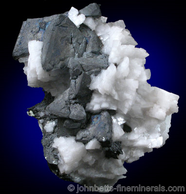 Tennantite Crystals with Dolomite from Tsumeb Mine, Otavi-Bergland District, Oshikoto, Namibia
