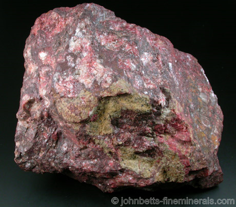 Thorogummite with Thorite in Barite from Wet Mountains Thorium District, Custer County, Colorado