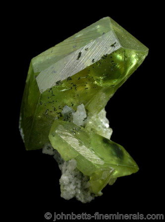 Green, Transparent Titanite Cluster from Arondu, Basha Valley, Baltistan, Pakistan