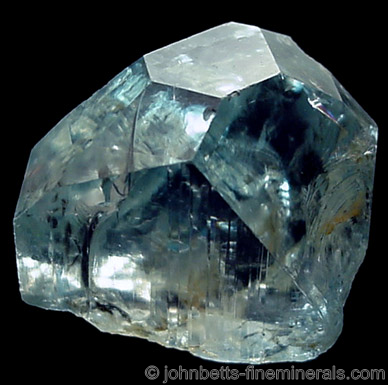 Classic Blue Russian Topaz from Ural Mountains (Probably Mursinka), Russia