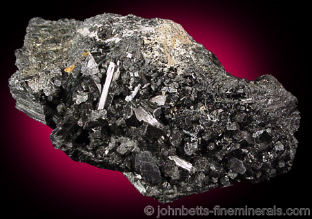 Black Tremolite Crystals from Tait Farm, Bancroft, Ontario, Canada