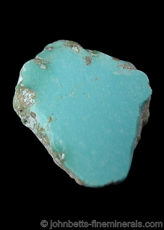 Polished Turquoise from Apache Canyon Mines, West Camp, Turquoise Mountains near Baker, California