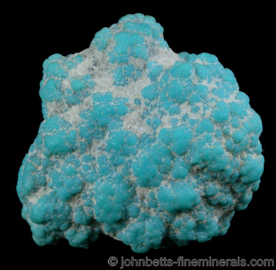 Cauliflower-shaped Turquoise from Kingman District, Mohave County, Arizona