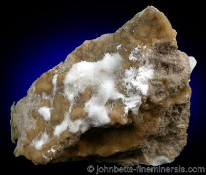 Ulexite Crystal Sprays from U.S. Borax Pit, Boron, Kern County, California