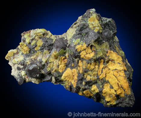 Gummite with Uraninite and Uranophane from Ruggles Mine, Grafton Center, Grafton County, New Hampshire