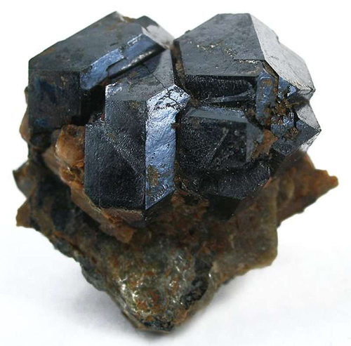 Uraninite Crystal Cluster from Trebilcock Pit, Topsham, Sagadahoc County, Maine