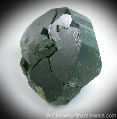 Dark Green Uvite Crystal from Brumado District, Serra das Éguas, Bahia, Brazil