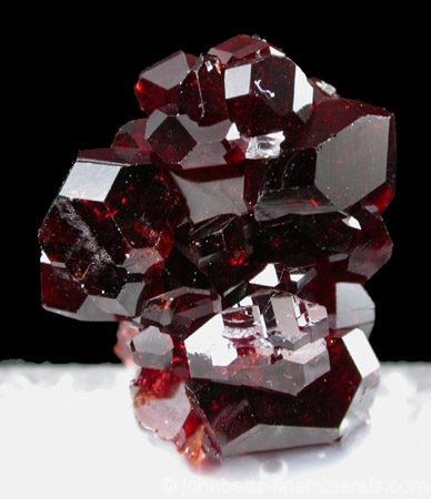 Blood Red Uvite Crystals from Brumado District, Serra das Éguas, Bahia, Brazil