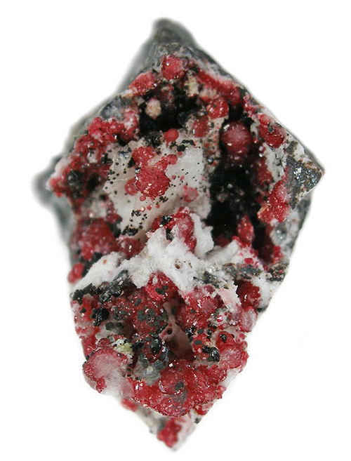 Rounded Red Iron-Rich Variscite from Boa Vista Mine, Galilea, Minas Gerais, Brazil