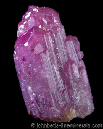 Hot Purply-Pink Vesuvianite from Jeffrey Mine, Asbestos, Québec, Canada