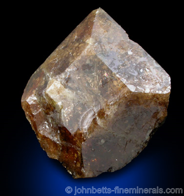 Tabular Vesuvianite Floater Crystal from Fushan Mine, Xintai, Hubei, China