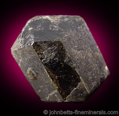 Doubly Terminated Wiluite Crystal from Achtragada, Vilui River, Russia
