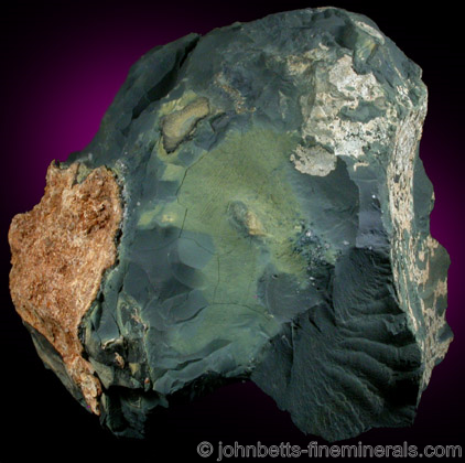 Earthy, Massive Vivianite from near Allentown, Monmouth County, New Jersey