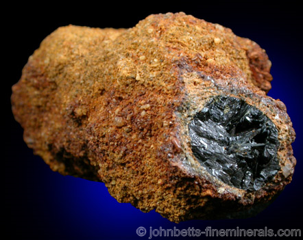 Black Viviant Nodule from Mullica Hill, Gloucester County, New Jersey